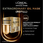 [BARU] L'Oreal Paris Elseve Extraordinary Oil Mask 250mL | Refill Mask 250mL | Nutrisi Rambut Kering, Kusam, dan Rusak | Untuk Rambut Frizzy - Kusut