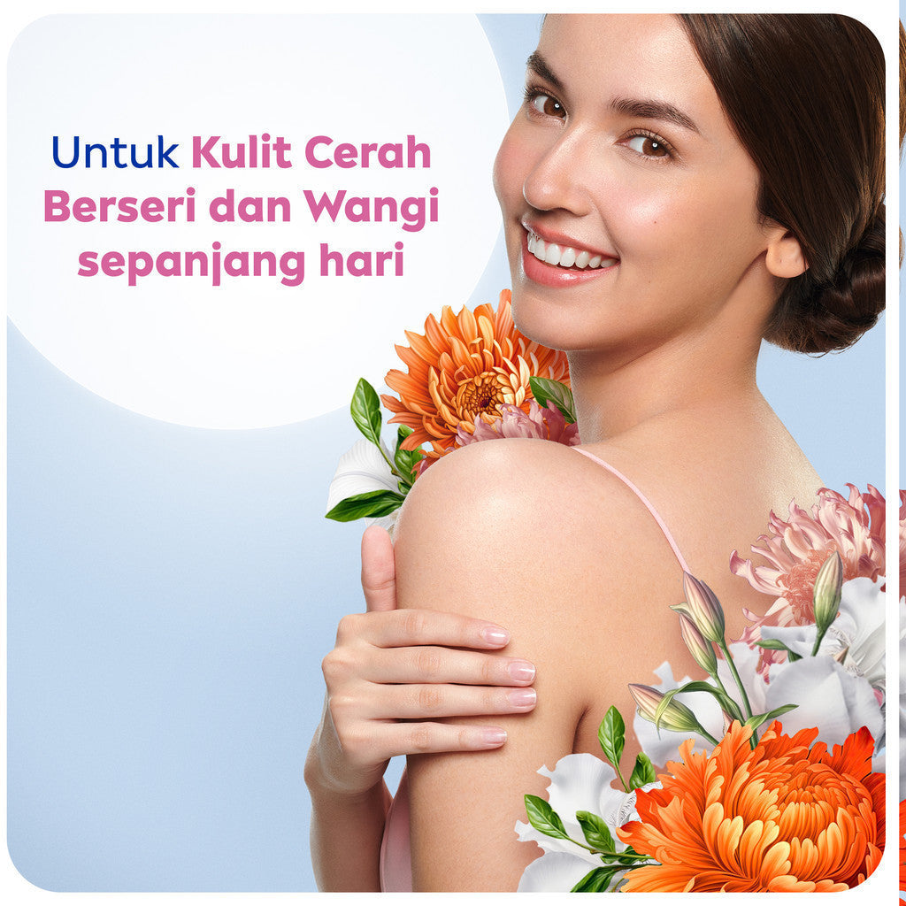 (PAKET HEMAT ISI 2) NIVEA Body Serum Extra Bright Premium Fragrance Velvet Romance 180ml - Hand body serum lotion moisturizer wangi parfum mahal kalem tahan lama mencerahkan kulit kusam badan glowing brightening tone up melembabkan kering - 50x Vitamin C