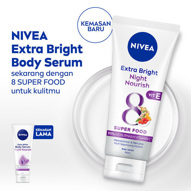 NIVEA Body Serum Extra Bright Day & Night - Radiant Smooth + Night Nourish