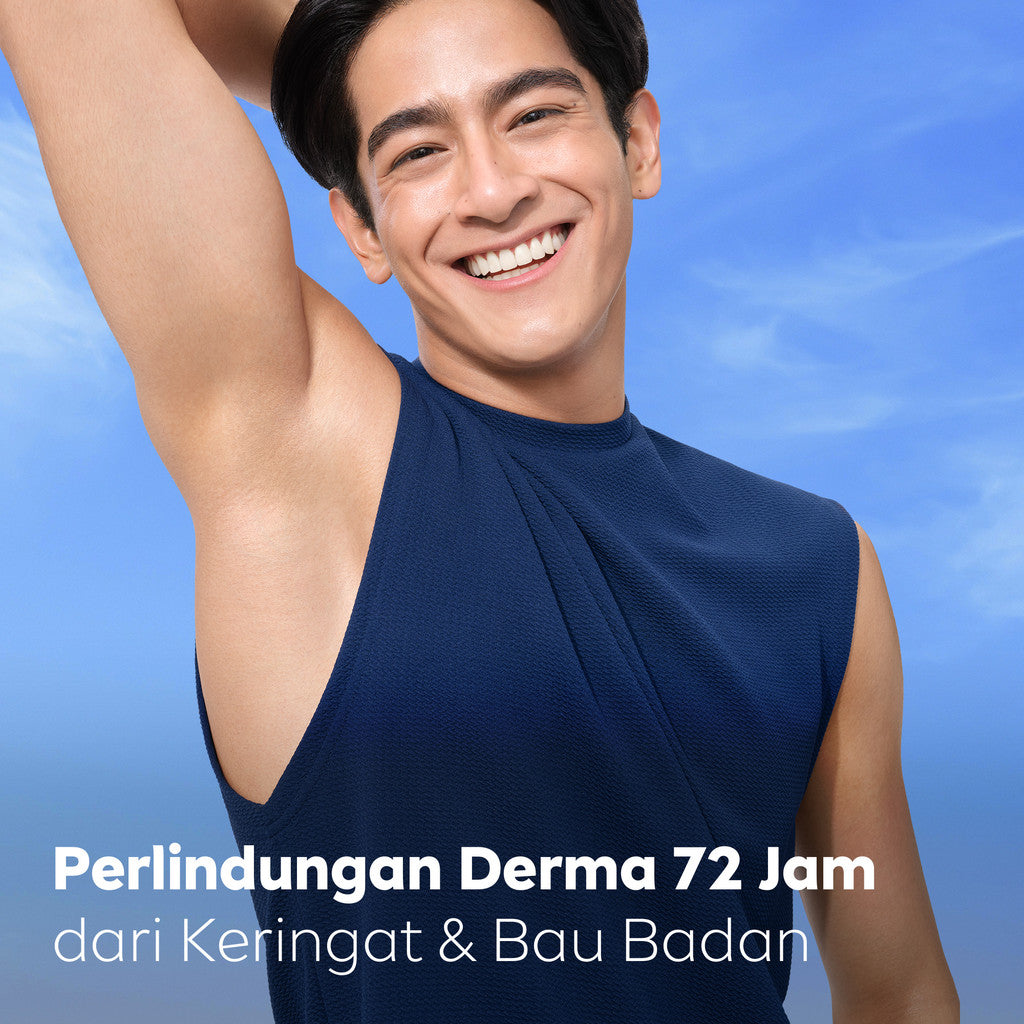 (PAKET HEMAT ISI 3) NIVEA MEN Deodorant Roll On Derma Control Defend 50ml - Deodoran pria skin barrier kulit ketiak sensitif melindungi anti keringat berlebih bau badan penggunaan harian - Hyaluron, Vitamin B5, Antiperspiran, 0% Alkohol, Halal