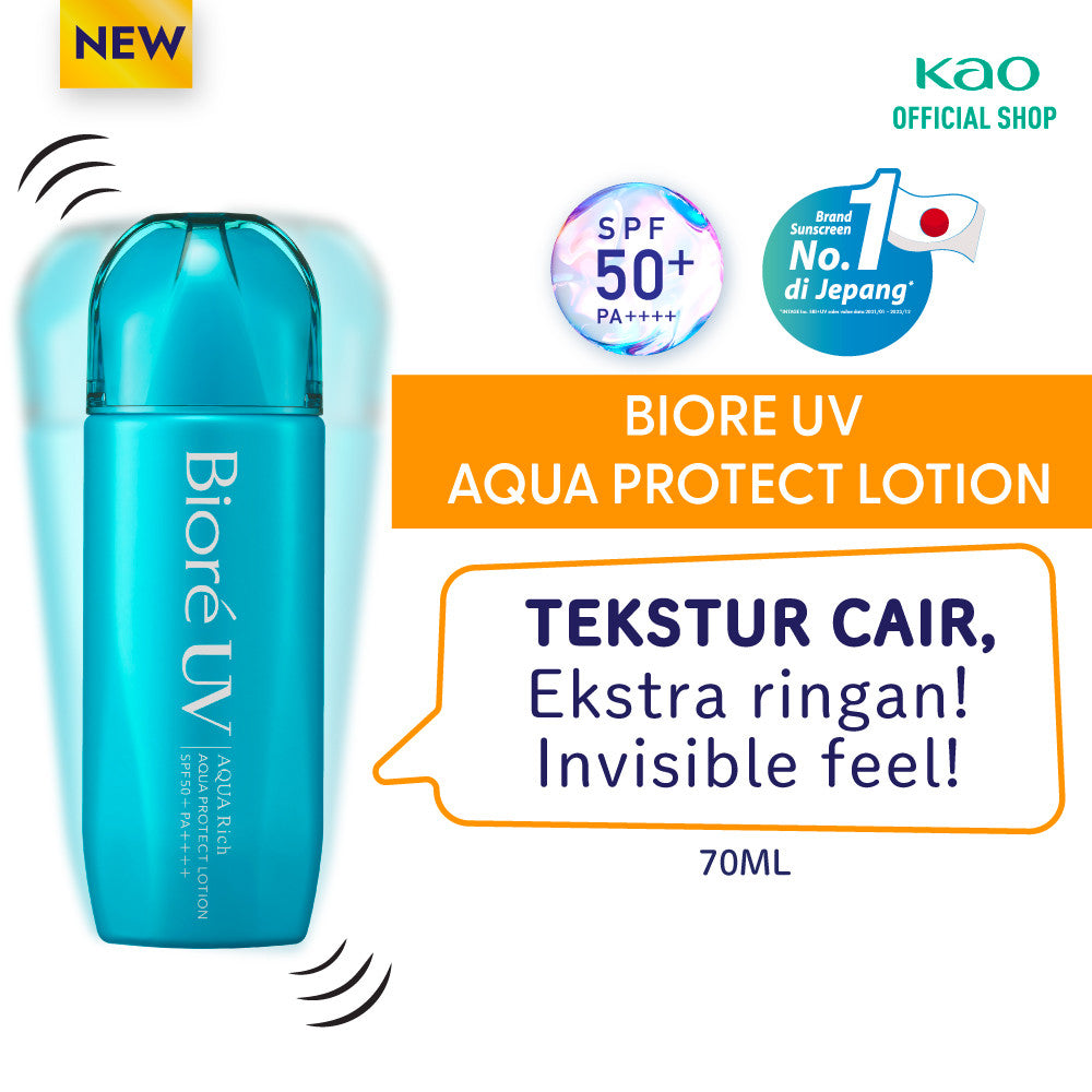 Biore UV Sunscreen Aqua Protect Mist 60ml + Biore UV Sunscreen Aqua Protect Lotion 70ml