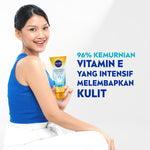 (PAKET HEMAT ISI 2) NIVEA SUN Sunscreen Body Serum Daily Glow Essence Serum SPF50+ PA+++ 180ml - Sunscreen badan sunblock melembapkan lembab SPF UV lightweight tekstur ringan cepat meresap tidak lengket no whitecast blue light polusi - 96% Vitamin E