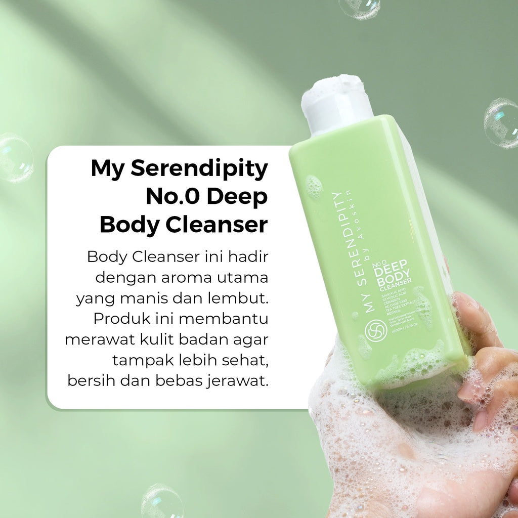 Deep Body Cleanser Avoskin My Serendipity No.0 200ml-Kulit Berjerawat