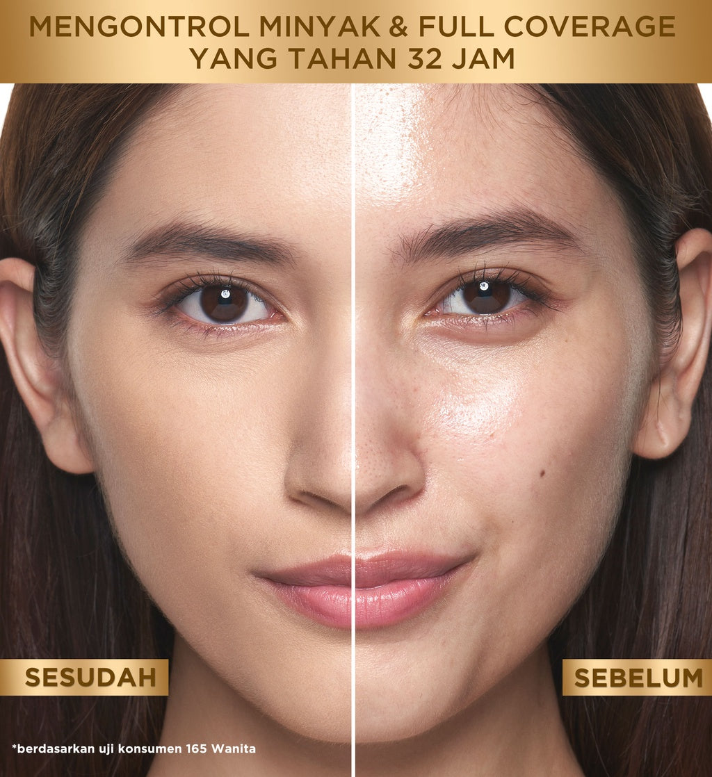 L’Oreal Paris Infallible 32 Hr Matte Cover Liquid Foundation - 30ml (Make Up Loreal Natural Tahan 32 Jam)