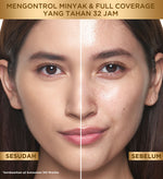 L’Oreal Paris Infallible 32 Hr Matte Cover Liquid Foundation - 30ml (Make Up Loreal Natural Tahan 32 Jam)