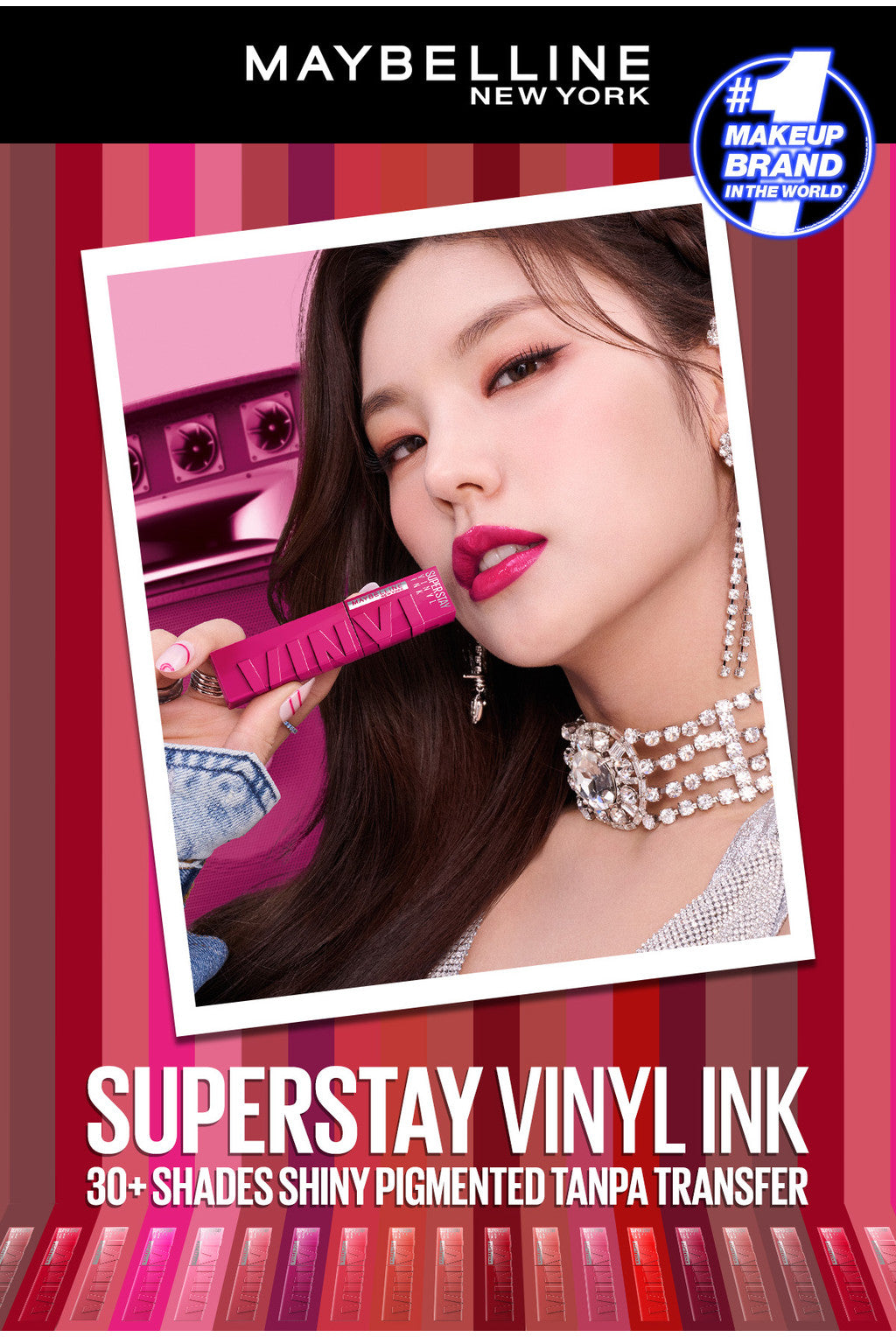 [4 NEW SHADES MILK TEA LIMITED EDITION] MAYBELLINE OFFICIAL Superstay Vinyl Ink 4.2 ml - Shiny Pigmented Liquid Lipstik Lipstick Make Up Lipcream Longlasting Waterproof Tahan Lama 16 Jam Lipstik Lipgloss Lipbalm Liptint