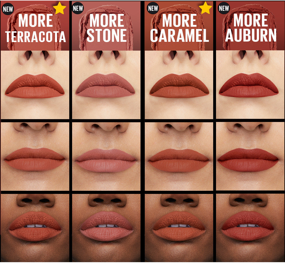 MAYBELLINE OFFICIAL Color Sensational Ultimatte Lipstick Make Up - 1.7gr (Lipstick Dengan Formula Ringan & Nyaman Dengan Hasil Flawlessly Smooth)