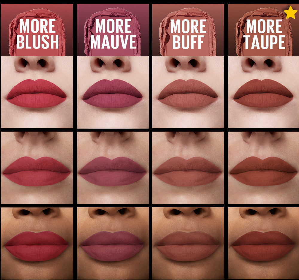 MAYBELLINE OFFICIAL Color Sensational Ultimatte Lipstick Make Up - 1.7gr (Lipstick Dengan Formula Ringan & Nyaman Dengan Hasil Flawlessly Smooth)