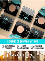 MAYBELLINE OFFICIAL Fit Me Matte+Poreless Cushion Foundation 14gr - Makeup Ringan Full Coverage Oil Control tahan hingga 20HR