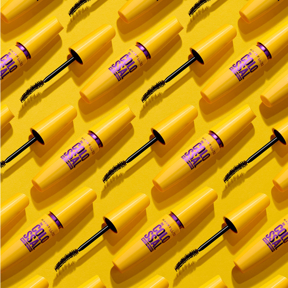 MAYBELLINE OFFICIAL Volume Express The Colossal Waterproof Mascara Make up - 9.2ml Maskara Makeup Eye Kolagen Bulu Mata Tebal Superstay Matte Vinyl Ink