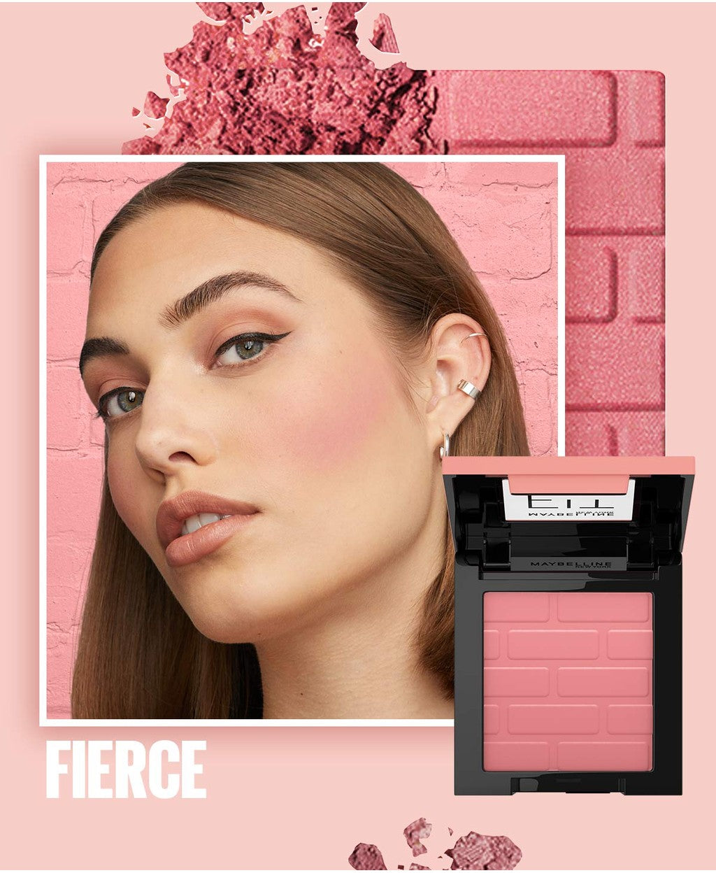 MAYBELLINE OFFICIAL Fit Me! Powder Blush Make Up - Blush On Pigmented Dengan Hasil Natural Yang Tahan Lama - Tersedia Dalam 4 Warna