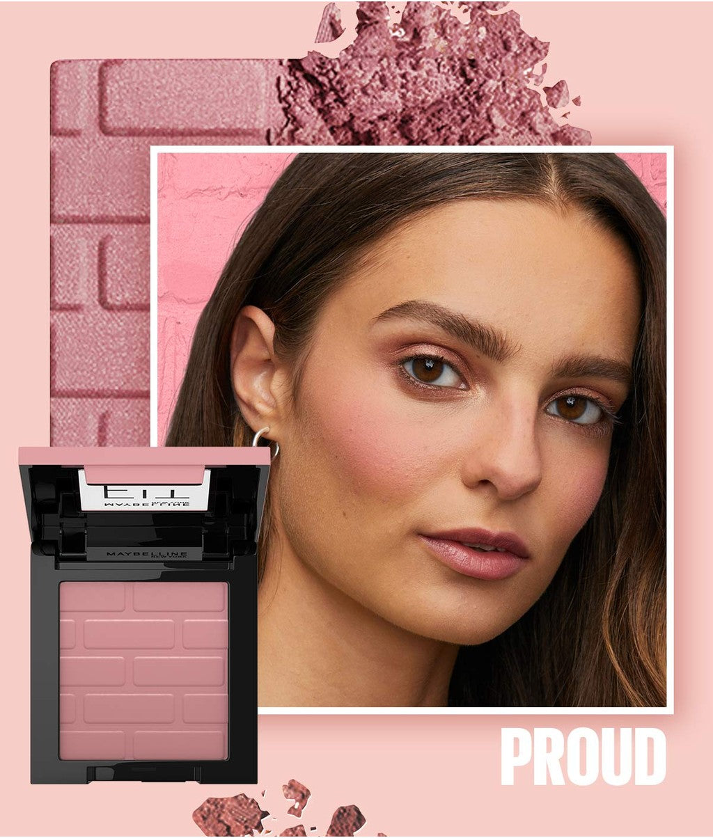 MAYBELLINE OFFICIAL Fit Me! Powder Blush Make Up - Blush On Pigmented Dengan Hasil Natural Yang Tahan Lama - Tersedia Dalam 4 Warna