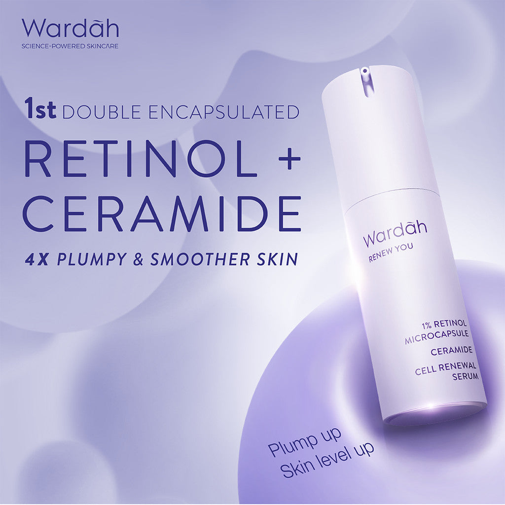 WARDAH Renew You 1% Retinol Microcapsule Ceramide Cell Renewal Serum