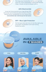 WARDAH Lightening Powder Foundation Light Feel 12g Two Way Cake Bedak Padat Ringan Matte dengan Niacinamide Powder Compact Cushion untuk Skin Cerah Blur Tahan Lama All Skin Type Feel Glad No Cakey All Day Makeup