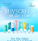 TWINPACK Wardah UV Shield Airy Smooth, Acne Calming, Aqua Fresh, Essential, Tone Up, Physical Sunscreen - Skincare