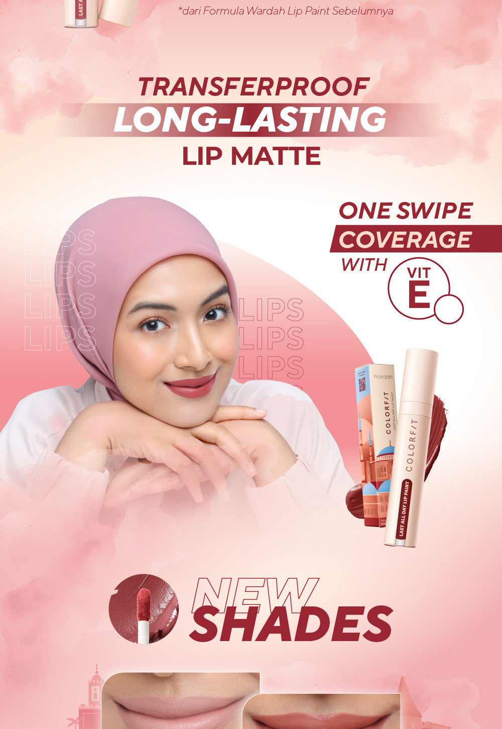[LIPCALL] WARDAH Colorfit Lip Paint Around the World -  Lip Cream Tahan Lama Hingga 12 Jam, Transferproof, Pigmented -Liptint-Lip-Stain-Lipgloss-Lipstik-Lip Tint-Lip Matte-Lipstick-Lipcream-Lip Longlasting Waterproof Tahan Lama-Makeup-Lipbrary