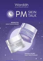 WARDAH Crystal Secret Bright-Peptide™ 5% Niacinamide Hyperpigmentation Expert Night Moisturizer (crystal secret night cream untuk kulit cerah bercahaya) - Skincare