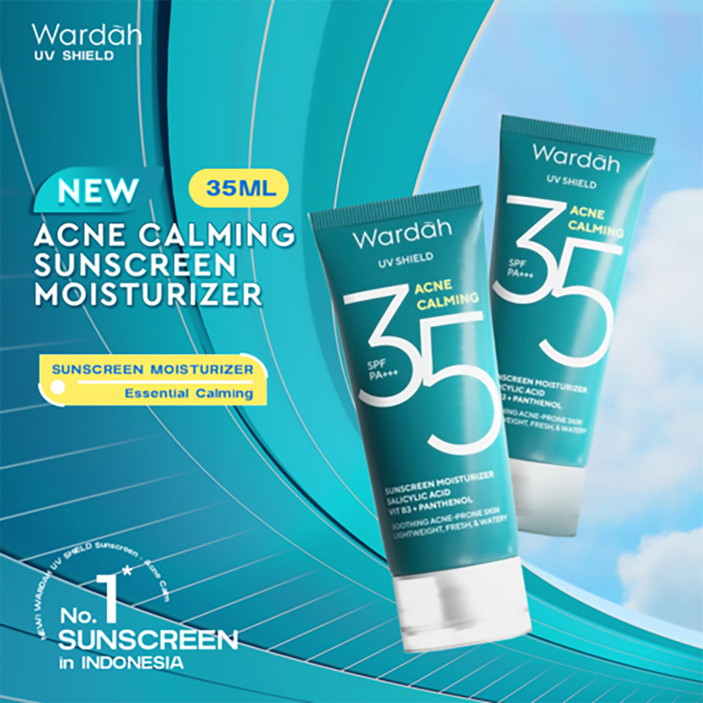 WARDAH Twin pack UV Shield Acne Calming Sunscreen 2 pcs - Skincare