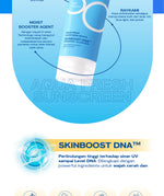 WARDAH UV Shield Aqua Fresh Sunscreen Serum SPF 50 PA++++ 30 ml - Melembabkan Kulit Kering, Memperbaiki Skin Barrier, Melindungi Kulit secara Maksimal - Ringan, Cepat Meresap, Tidak Lengket, No Whitecast, Non comedogenic, 0% Alkohol - Skincare