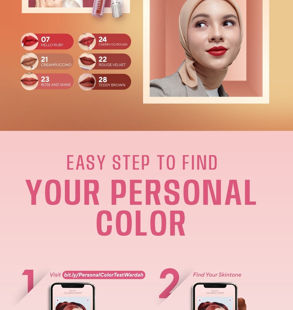 MOST LOVED! WARDAH Matte Lip Cream 4 g Warna Intense dan Tahan Lama Matte Finish Teksture Creamy Liptint Lip Stain Lipstik Lip Tint Lip Matte Lipstick Lipcream Glossy Longlasting Waterproof Tahan Lama Makeup Dark Lips Two Tone Lip Library