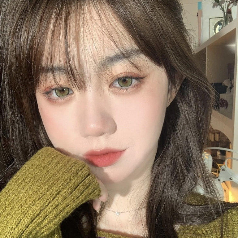 Eyeshare Softlens14.5mm Big Eyes Soft Colored Contact lenses Gray Soflen Mata Yearly Use