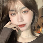 Eyeshare Softlens14.5mm Big Eyes Soft Colored Contact lenses Gray Soflen Mata Yearly Use