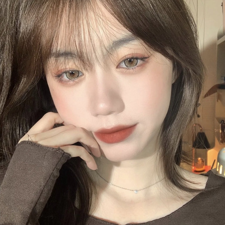 Eyeshare Softlens14.5mm Big Eyes Soft Colored Contact lenses Gray Soflen Mata Yearly Use