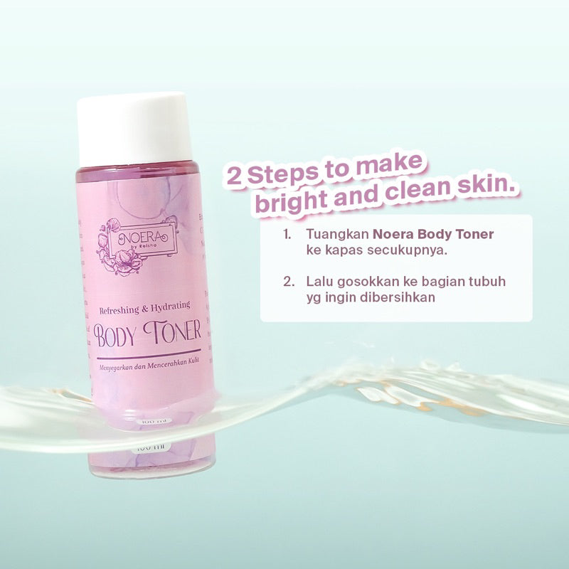 Noera Refreshing & Hydrating Body Toner | Toner Penghilang Daki