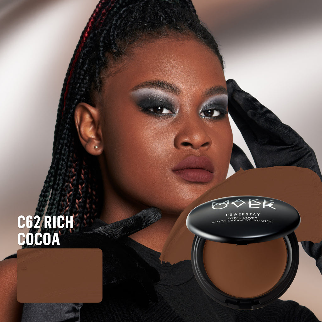 MAKE OVER Powerstay Total Cover Matte Cream Foundation 12 g - Cream Foundation