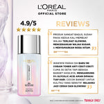 L'Oreal Paris Glycolic Bright Glowing - Toner 65ml & Serum 15ml - Kulit Cerah, Glowing & Noda Hitam Tersamarkan   Kulit Kusam, Noda Hitam, Bekas Jerawat, Eksfoliasi  Brightening