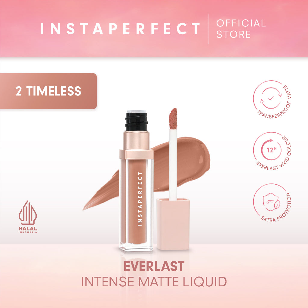 [NEW] Instaperfect Everlast Intense Matte Liquid 4.2 g - Longlasting Lip Cream (Transferproof, Tahan Lama 12 Jam)