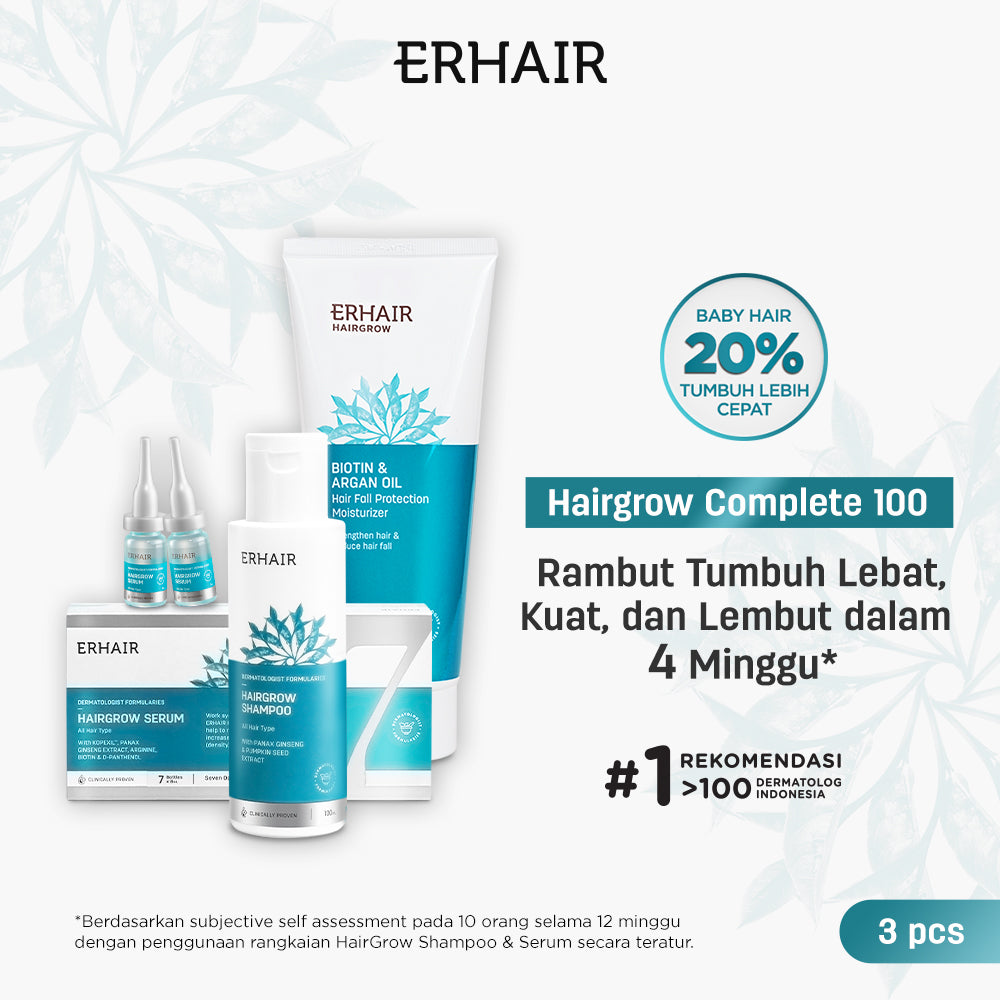 ERHAIR Bundle ERHAIR Hairgrow Perawatan Rambut - Bundle Untuk Kerontokan Berlebih