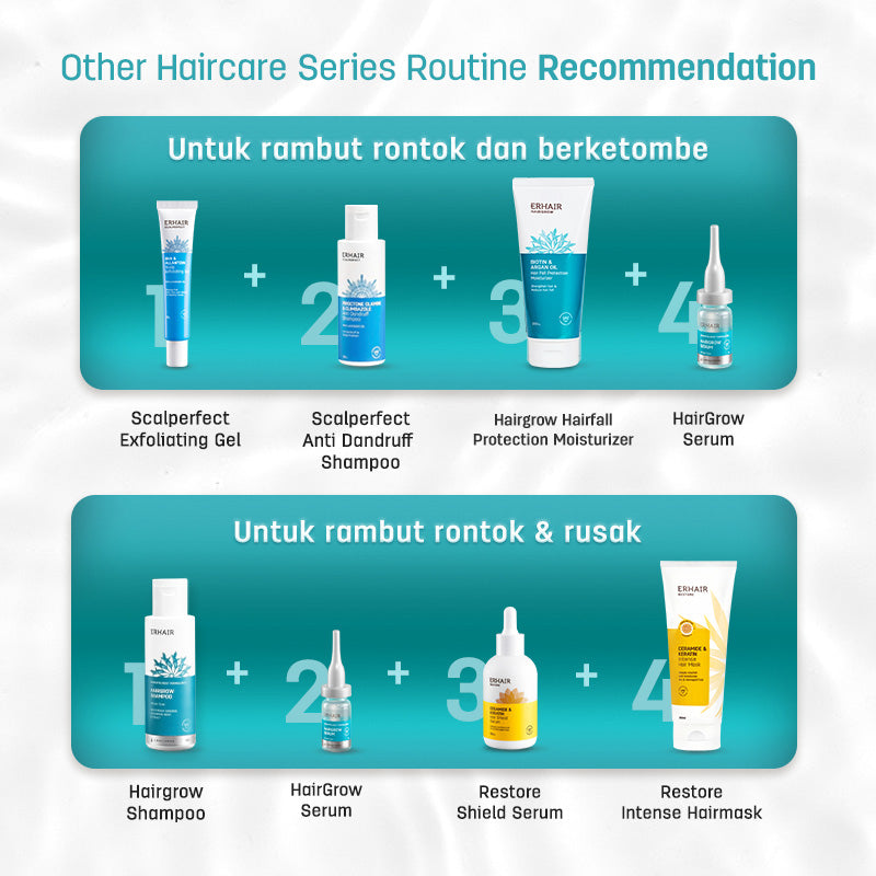 ERHAIR Bundle ERHAIR Hairgrow Perawatan Rambut - Bundle Untuk Kerontokan Berlebih
