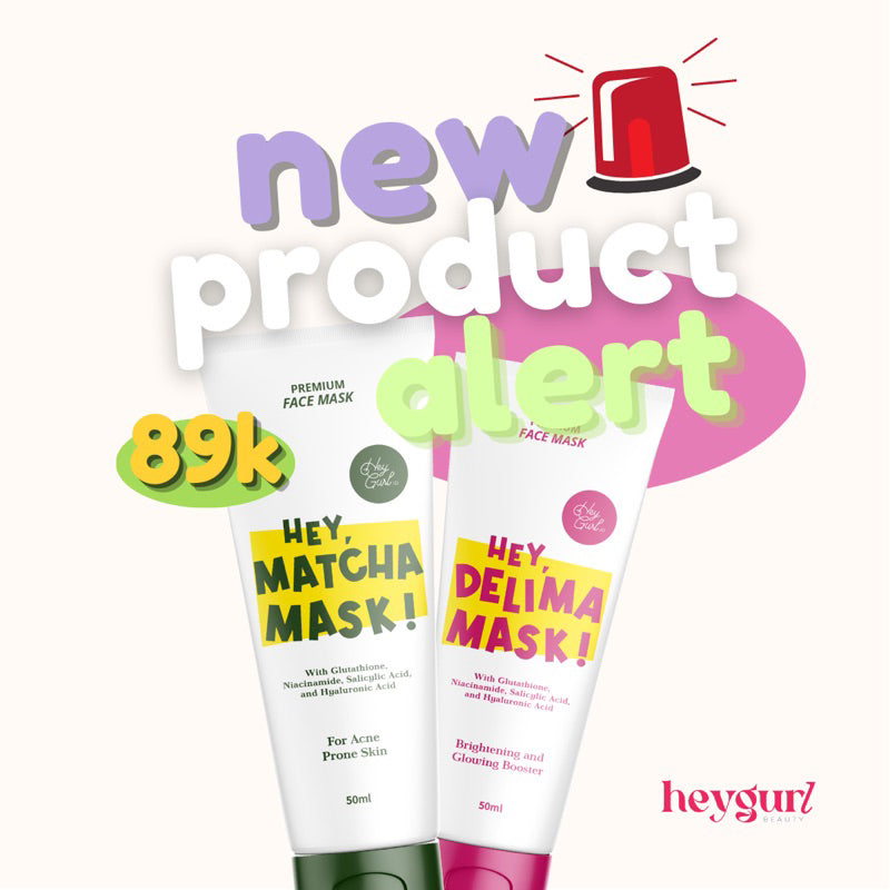 Hey Delima Mask | Clay Masker by HeyGurl Brightening and Glowing Booster