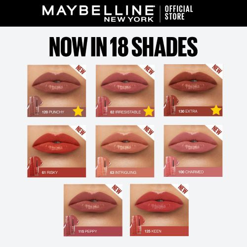 Maybelline Paket Makeup Sky High Mascara + Superstay Vinyl Ink Peachy | Bundle hemat lipstik maskara Lipstick transferproof Tahan Lama