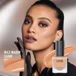 MAKE OVER Hydrastay Glow Fluid Foundation - Glow high coverage ringan poreless hydrating untuk makeup tahan lama non-comedogenic