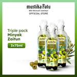 Mustika Ratu Triple Bundle Minyak Zaitun Perawatan kulit 75ml
