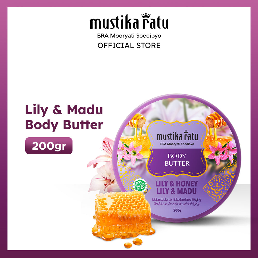Mustika Ratu Lily & Madu Body Butter 200gr