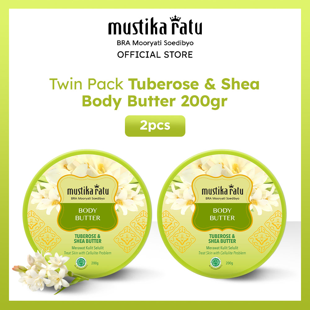 Mustika Ratu Twinpack Tuberose & Shea Body Butter 200gr