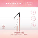 Instaperfect HYPERGETIC Precise Black Liner 1 g - Eyeliner Spidol (Hasil Presisi Sempurna & Pigmented)