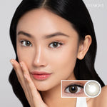 [BEST SELLER] EYESIGHT LENSES Softlens Eyesm Ocher Brown | Softlens Korea 14.2mm Motif Natural - Bisa Normal dan Minus (2pcs/sepasang)