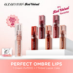 Azarine Perfect Ombre Lips Kit Tinted Lippie Cake Lip Tint ala Korea Longlasting Hydrating Moisturizing [2x2.9ml]