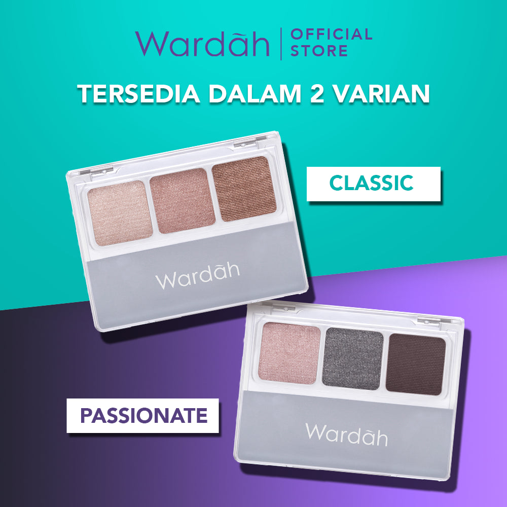 WARDAH EyeXpert Eyeshadow - 3 Warna Intense Yang Tahan Lama - Makeup