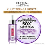 L'OREAL PARIS POWER PLUMP DUO - Hyaluronic Acid Serum Wajah Triple Roller Eye Serum Skincare Loreal