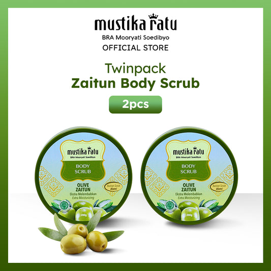 Mustika Ratu Twinpack Zaitun Body Scrub 200gr
