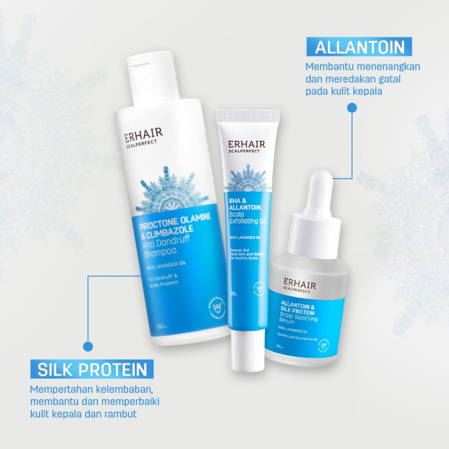 [SPECIAL BUNDLE 2IN1] SCALPERFECT Shampoo + Eksfoliasi ketombe | Perawatan Rambut Berketombe| Rambut Lepek | Rambut Lepek Berminyak