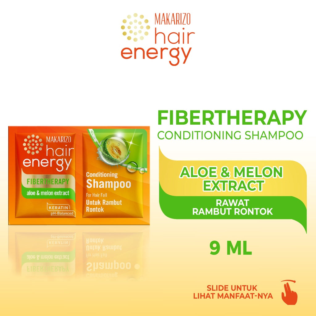 Makarizo Trial Kit - Shampoo Aloe Melon 9ml, Creambath Aloe Melon 60ml, Scentsations Morning Dew 30ml, Vitaglitz Revitalizing Care, Advisor Tonic 65ml