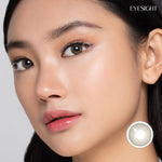 [BEST SELLER] EYESIGHT LENSES Softlens Eyesm Ocher Brown | Softlens Korea 14.2mm Motif Natural - Bisa Normal dan Minus (2pcs/sepasang)