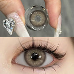 Eyeshare Myakhie Softlens Minus(-1 ~ -6) 14.2mm Brown Gray Minus Softlens