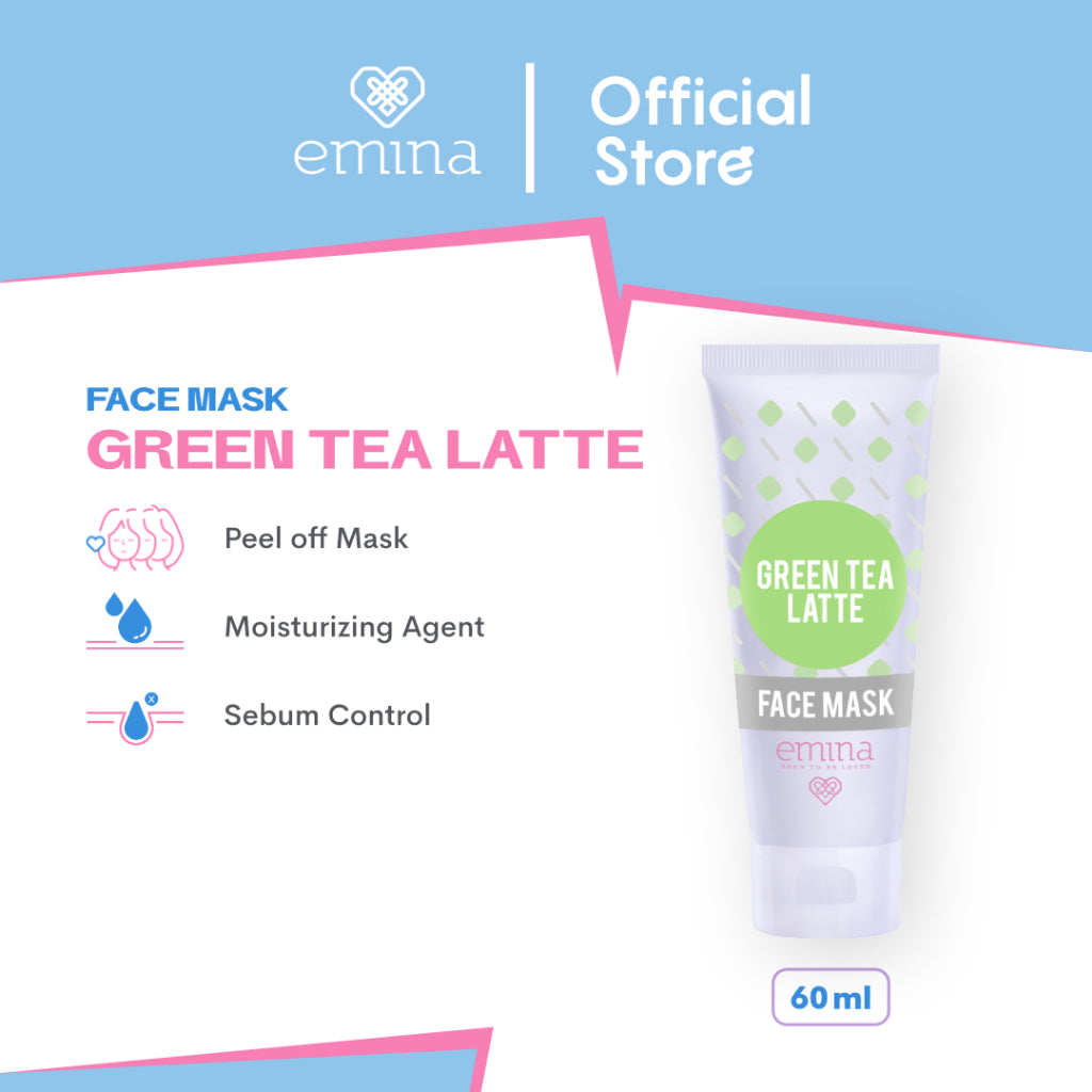 Emina Face Mask 60 mL (Clay & Peel Off Mask) - Masker Wajah